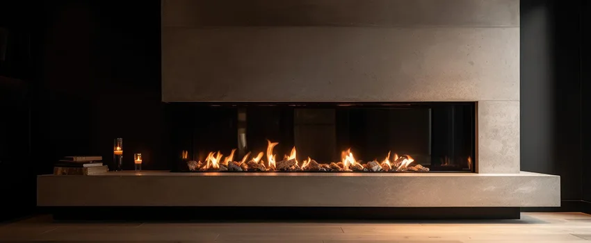 Gas Fireplace Ember Bed Design Services in North Fair Oaks, California