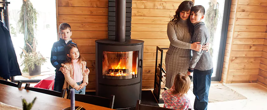 Morso Cast Iron Fireplace Insert Installation in North Fair Oaks, California