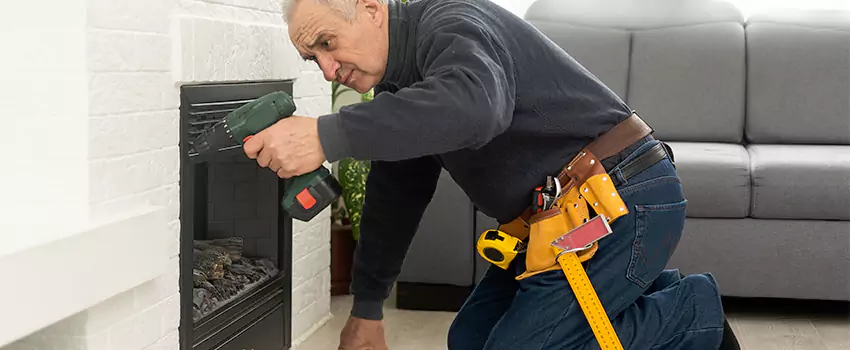 New Indoor Fireplace Installation in North Fair Oaks, California