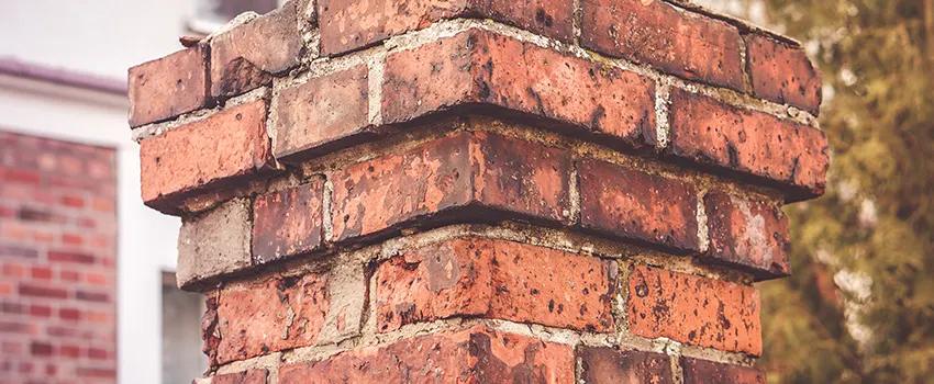 Cracked Chimney Bricks Repair Cost in North Fair Oaks, California