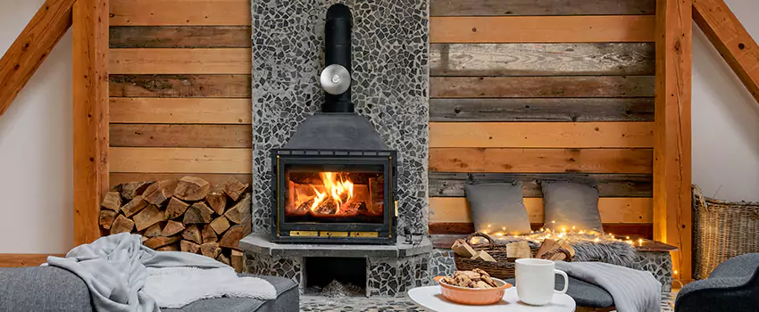 Thelin Hearth Products Direct Vent Gas Stove Fireplace Inspection in North Fair Oaks, California
